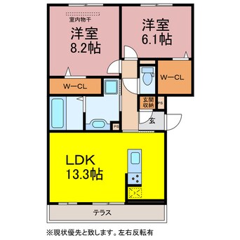 間取図 ファミール駅西