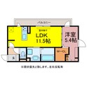 ヴィラ胡蝶の間取図