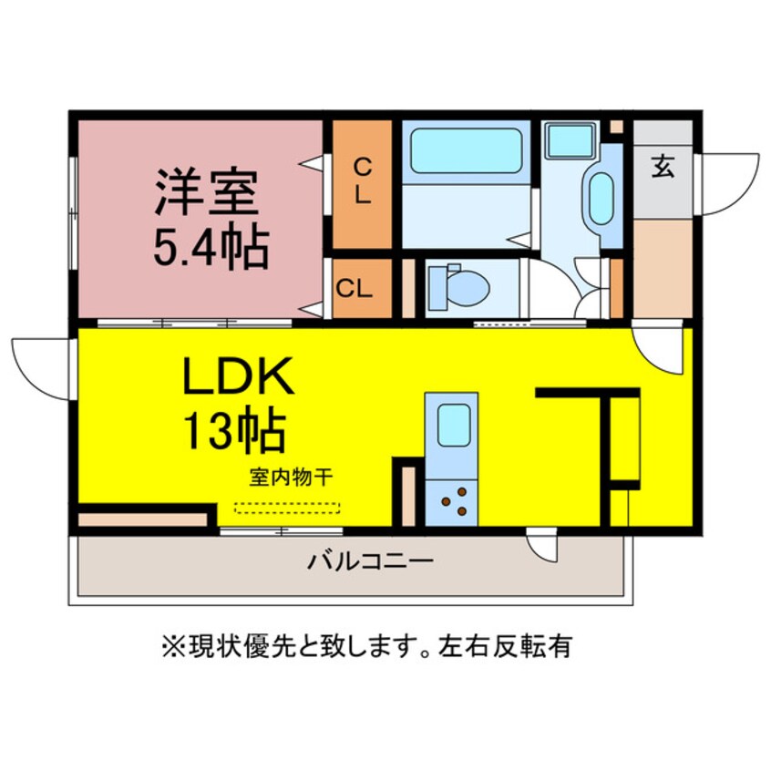 間取図 ヴィラ胡蝶