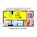 ヴィラ胡蝶の間取図