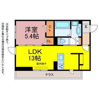 間取図 ヴィラ胡蝶