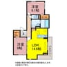 D-avance南栄 2LDKの間取り
