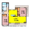 D-avance牟呂 2LDKの間取り