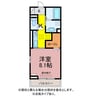 AXIS　C棟 1Kの間取り