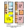 チャルカ・T 2LDKの間取り