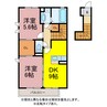 チャルカ・T 2DKの間取り