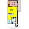 D-avance花田 1LDKの間取り