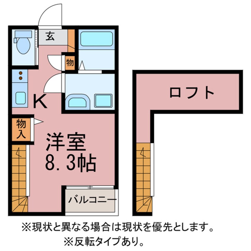 間取図 リバーサイド花田