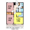 アリエッタ清須 2LDKの間取り