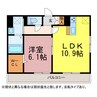 ロワール公文 1LDKの間取り