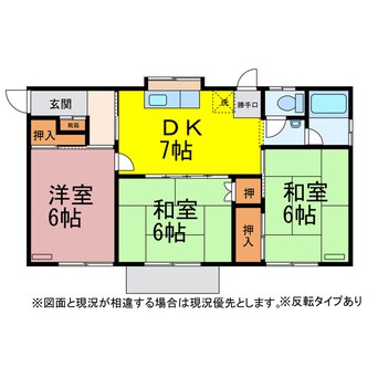 間取図 菰口町5丁目貸家（MKG）