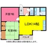 マロン・ドゥムール 2LDKの間取り