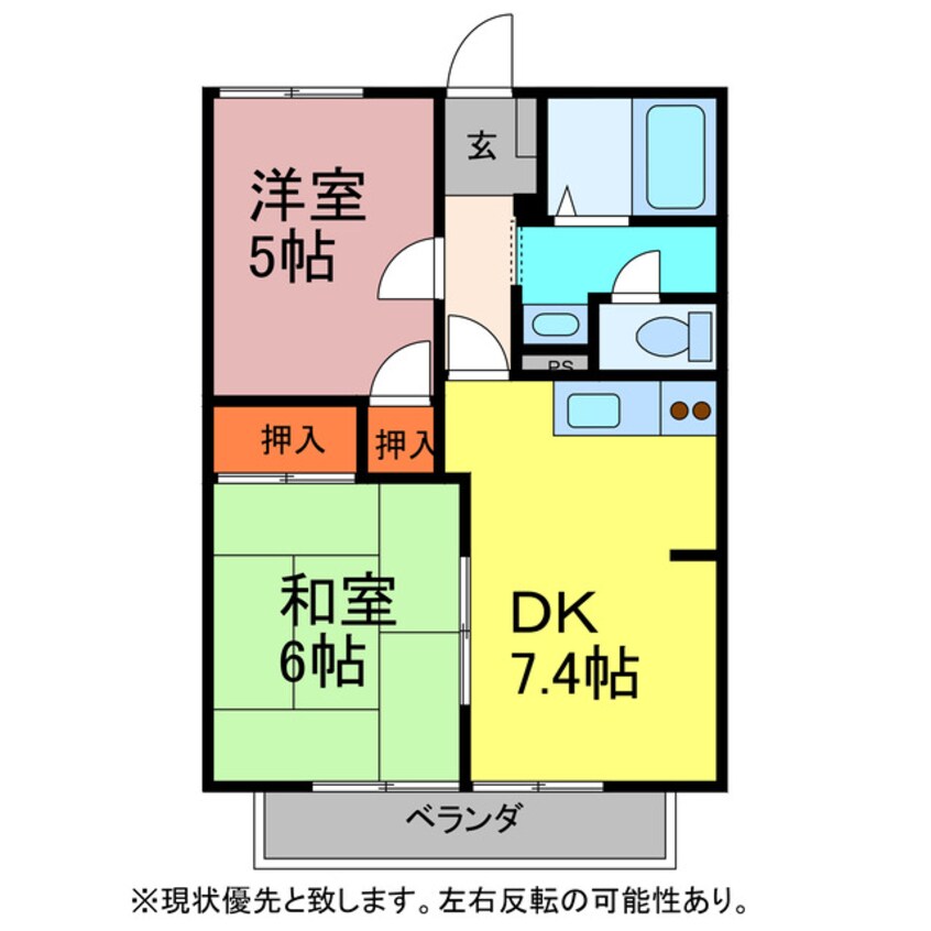 間取図 エクレール10