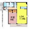 プロヌーブ大崎 1LDKの間取り