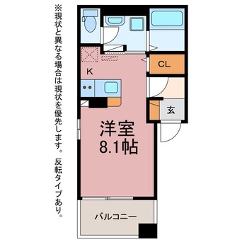 間取図 Ｍ　グレインⅤ