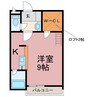 セザンヌ一色町 1Rの間取り