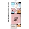 セザンヌ南栄 1Rの間取り
