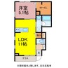 GRADIA 1LDKの間取り