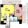 ザ・ハウス豊橋WEST 1LDKの間取り