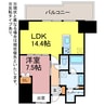 ザ・ハウス豊橋WEST 1LDKの間取り