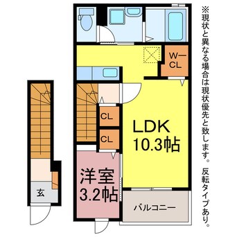 間取図 ファイン　ジニアA・B