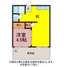 コーポ江島 1DKの間取り