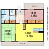 ボヌール 2LDKの間取り