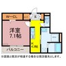 Grand Garden Rhoddy 1Kの間取り
