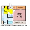 Grand Garden Rhoddy 1Kの間取り
