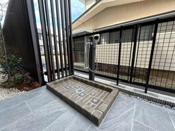 ペット足洗い場