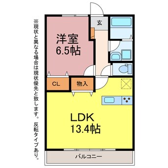 間取図 ルネス・リバーサイドKITAJIMA