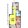 ヒカルサ豊橋牟呂水神 1LDKの間取り