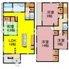 大岩町貸家 4LDKの間取り