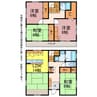 草間町郷裏79番地5貸家 4LDKの間取り