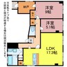 クレセントビル 2LDK+Sの間取り