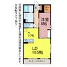 ティーメゾン　グリシーヌ 1LDKの間取り