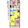 ティーメゾン　グリシーヌ 2LDKの間取り