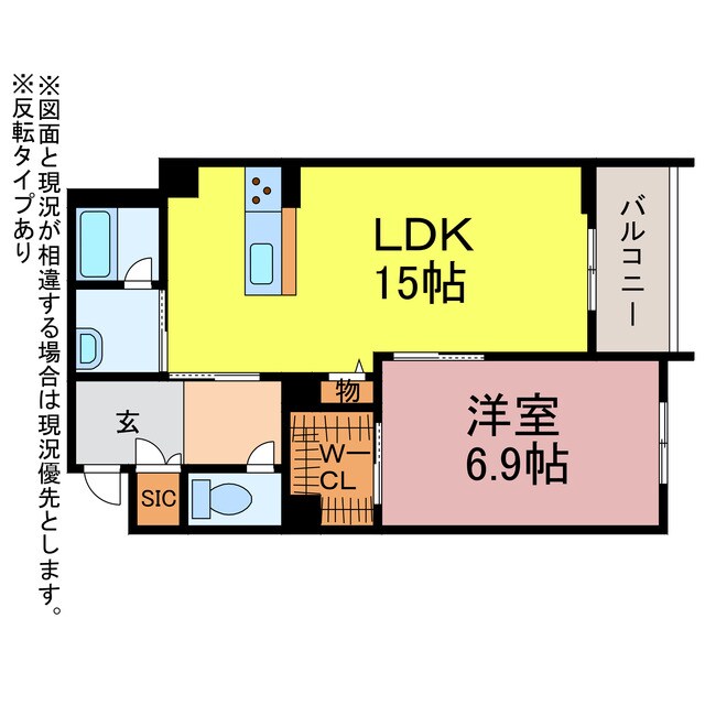 間取り図 アルフラット　オリーブ