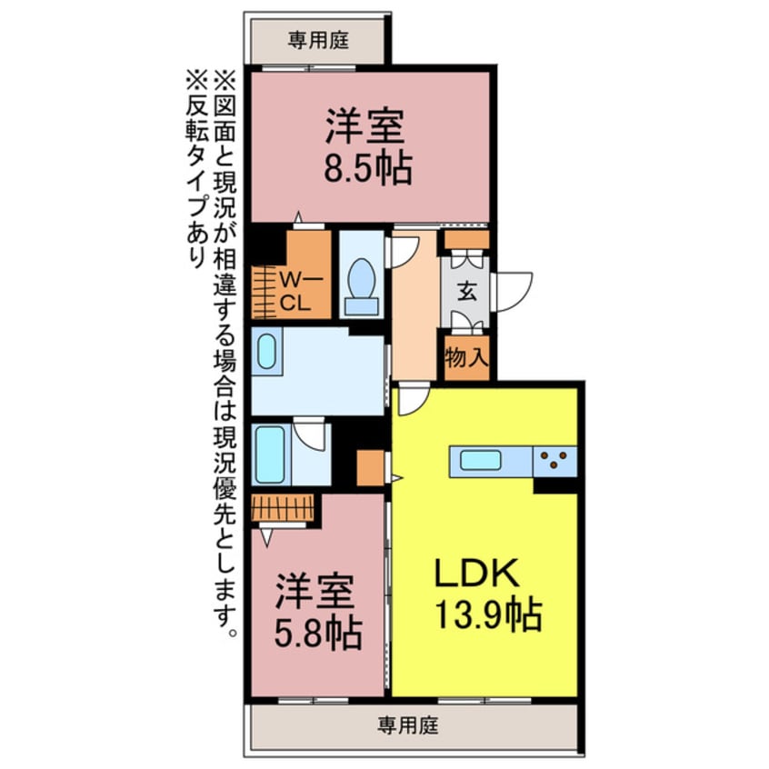 間取図 アークヒルズ豊橋