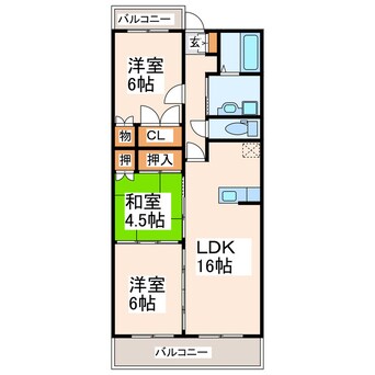 間取図 インフィニティ出水Ⅲ