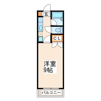 間取図 カナルドゥ水前寺