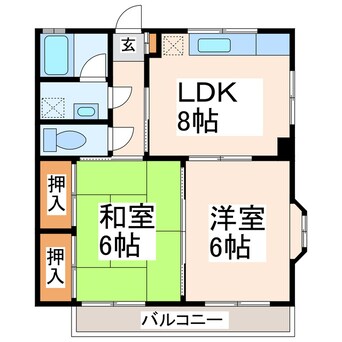 間取図 宮川ハイツ