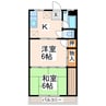 コーポ井上 2Kの間取り