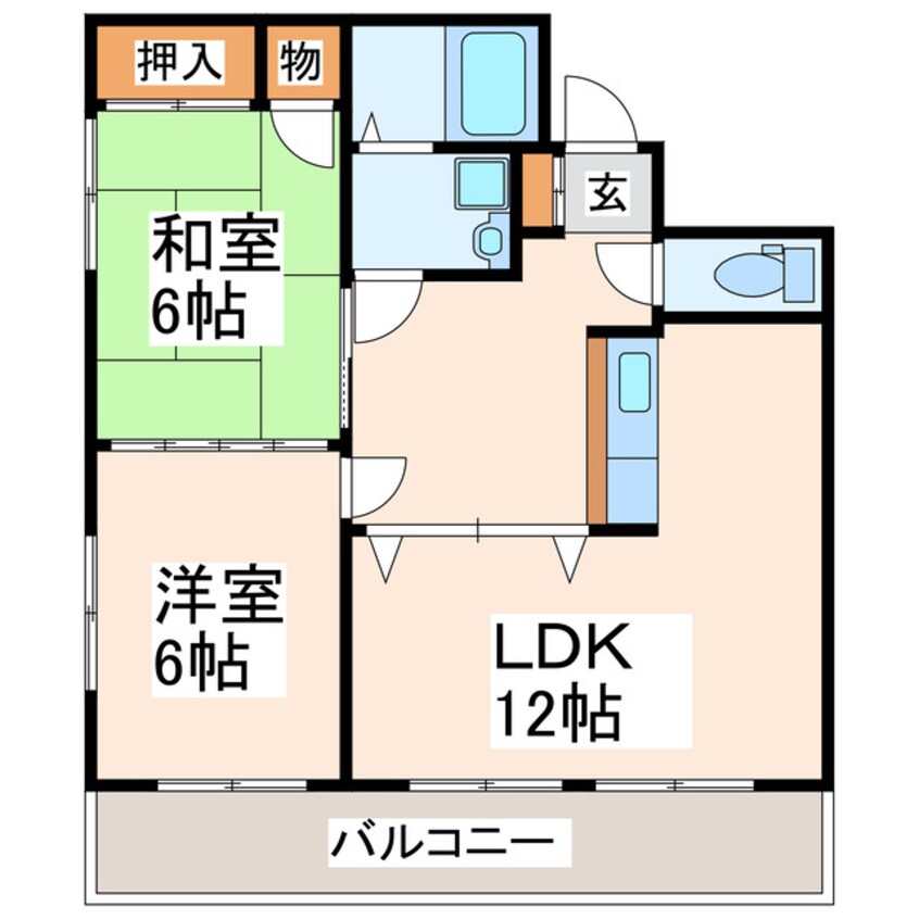 間取図 ＵＫハイツ