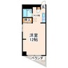 レオマンション祇園橋 1Kの間取り