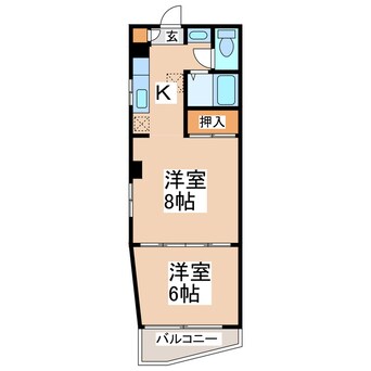 間取図 レオマンション祇園橋