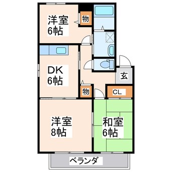 間取図 レーベンパレス平成