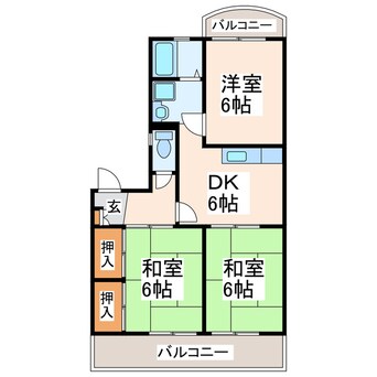 間取図 中村ハイツ