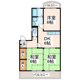 間取図 中村ハイツ