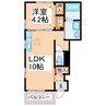 Casa Bosque 1LDKの間取り